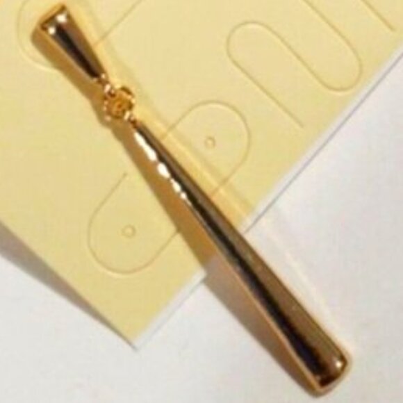 Gold Teardrop Dangle Earrings – Elegant Swing Design Women's Fashion Jewelry - Picture 4 of 10